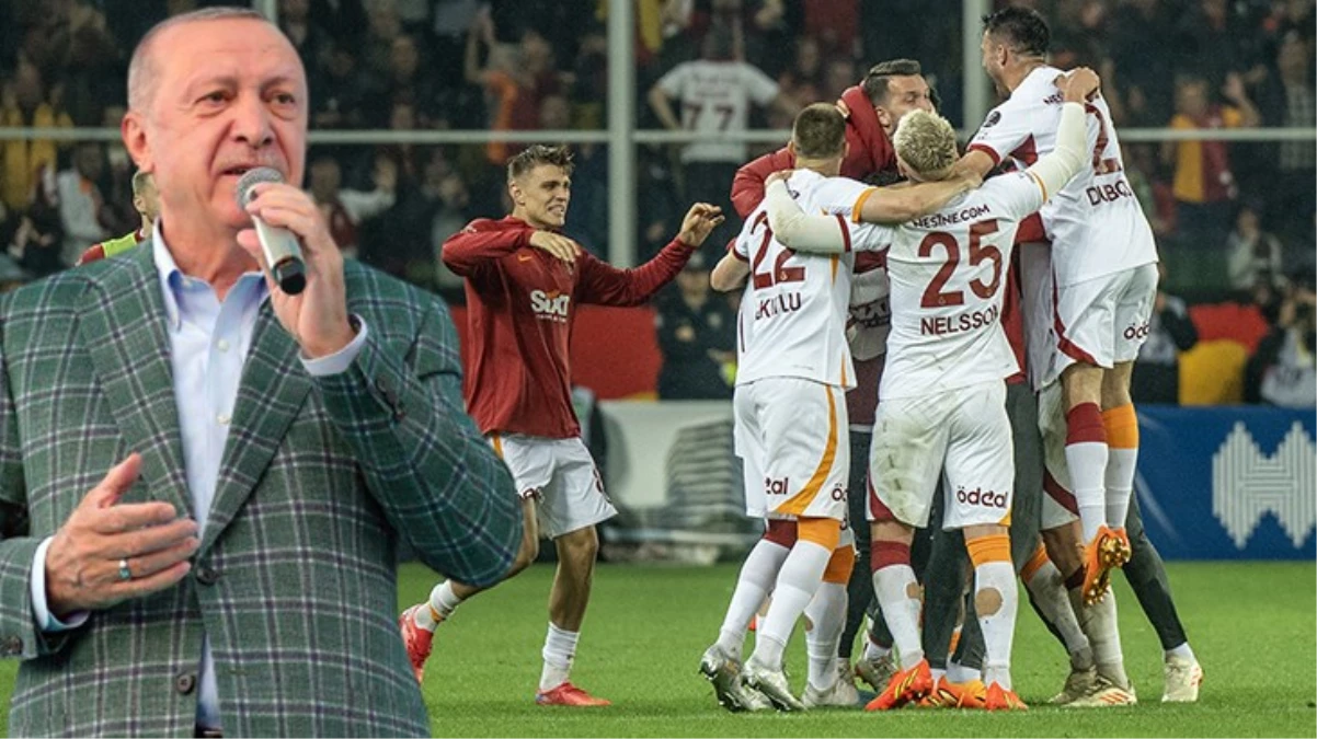 Cumhurbaşkanı Erdoğan, şampiyon Galatasaray’ı tebrik etti