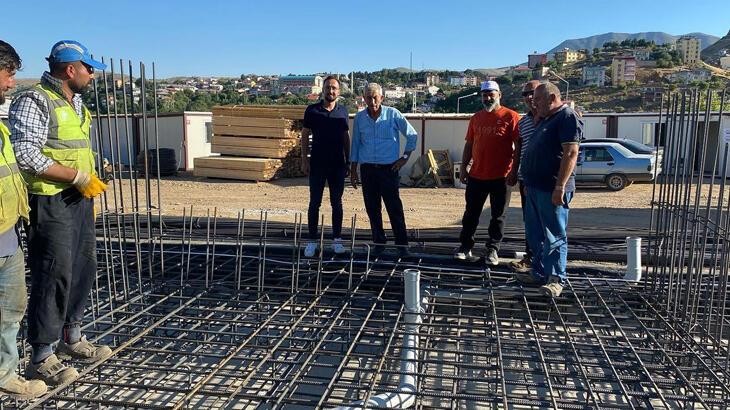 Arapgir’deki TOKİ konutlarında çalışmalar sürüyor