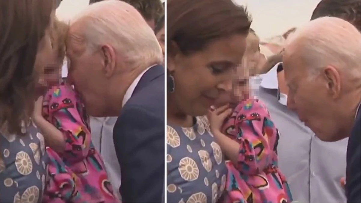 Biden’ın güldürmek için türlü şaklabanlıklar yaptığı küçük çocuk pas vermedi
