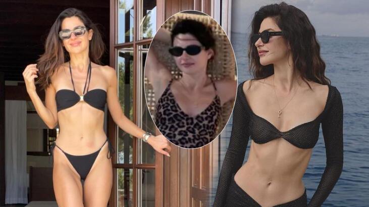 Nesrin Cavadzade ‘cool baba’sıyla poz verdi