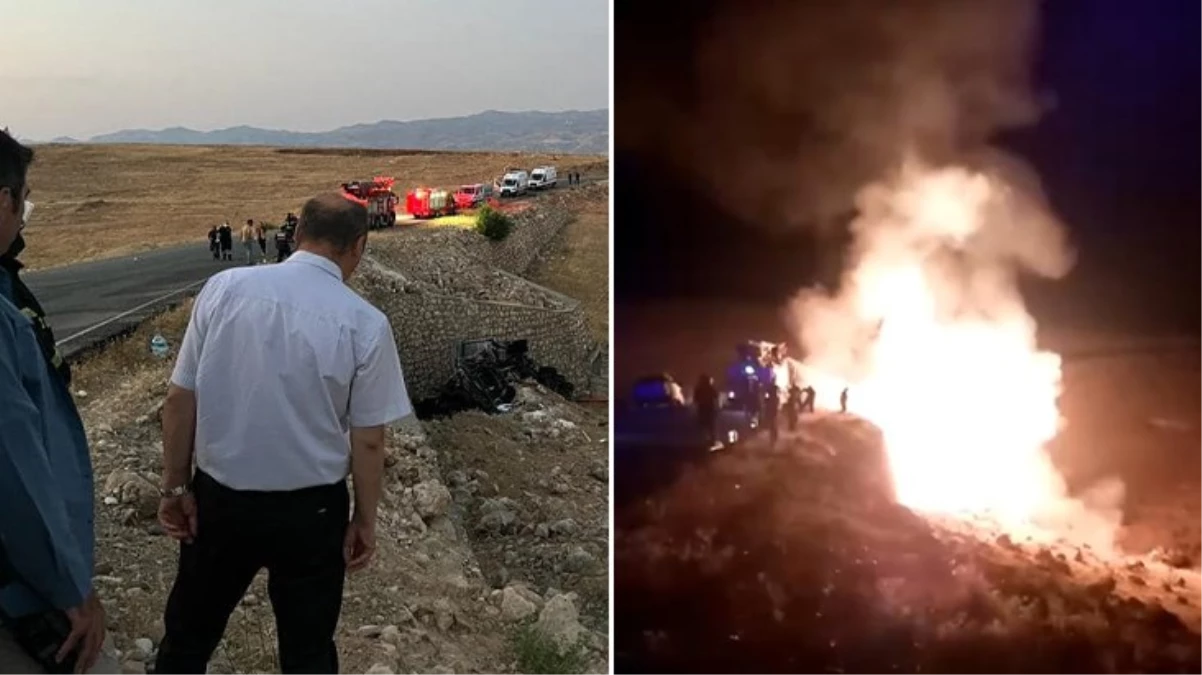 Şarampole yuvarlanan kamyonda yangın çıktı! 4 kişi öldü, 2 kişi ağır yaralandı