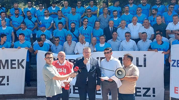 Akbelen maden sahası çalışanlarından açıklama: Arkadaşlarımızın hakkını savunmak için buradayız