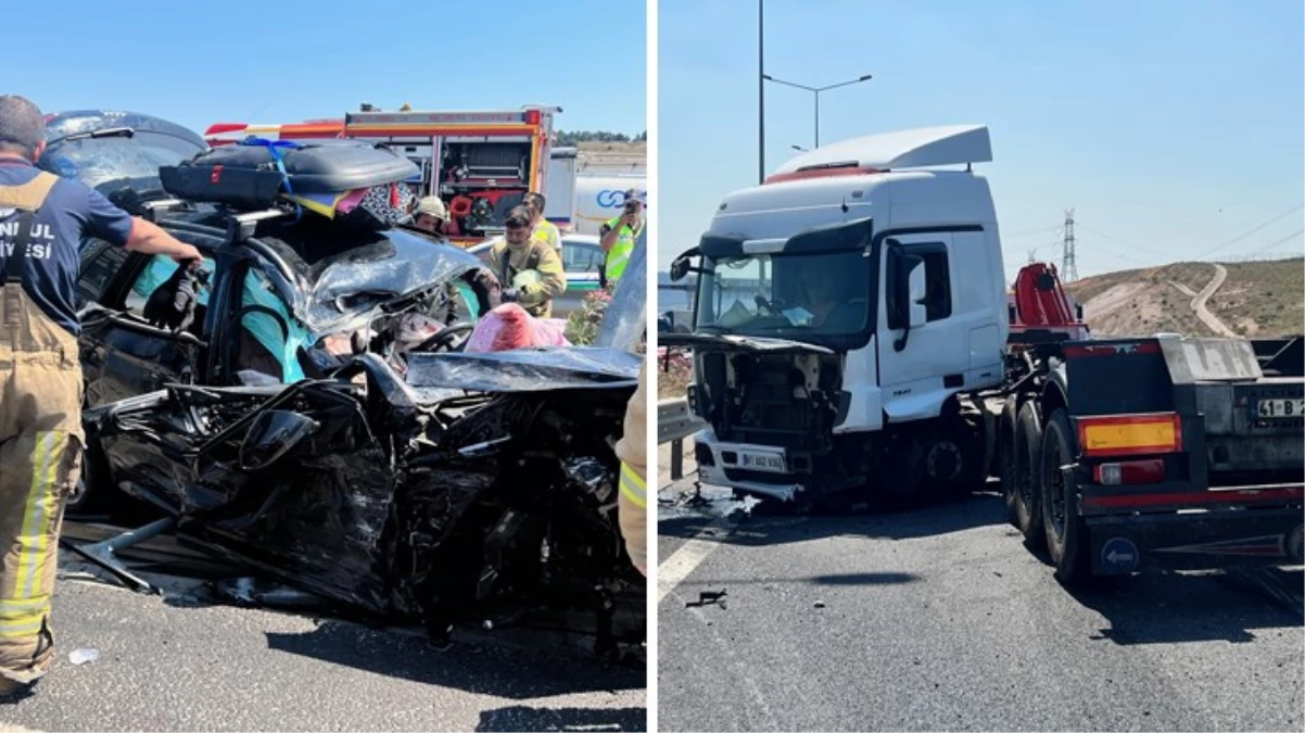 Kuzey Marmara Otoyolu’nda korkunç kaza! Anne ve çocuğu feci şekilde can verdi