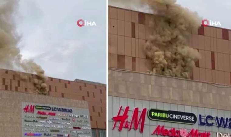 Son dakika… Maltepe’de AVM’de yangın paniği!