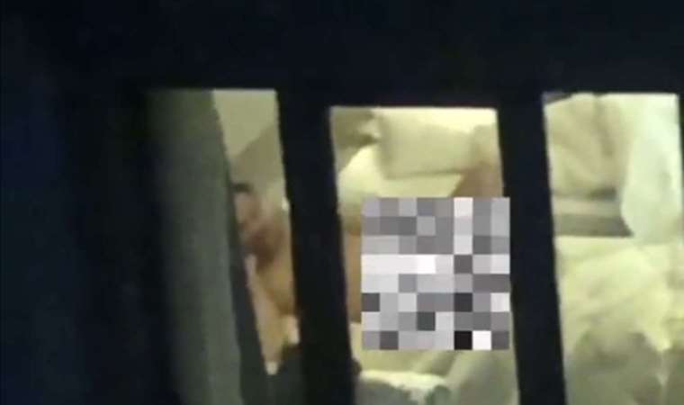 Otelde mastürbasyon görüntülerinin ardından gözaltına alındı