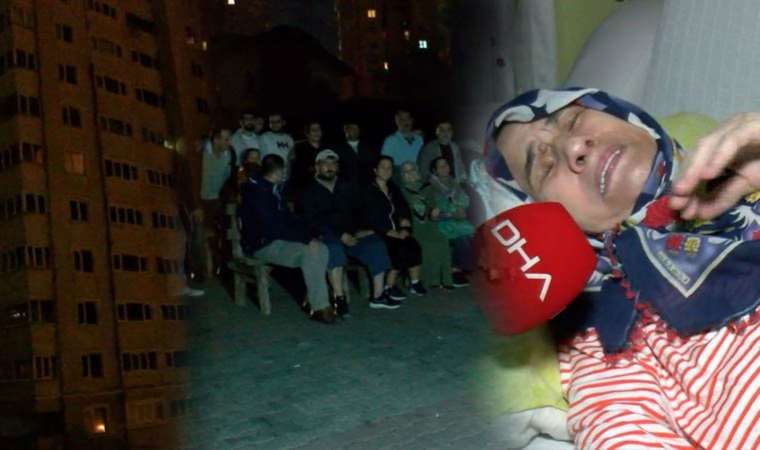 Maltepe’de yaşamın devam ettiği ‘Dayanıksız site’ karanlığa gömüldü