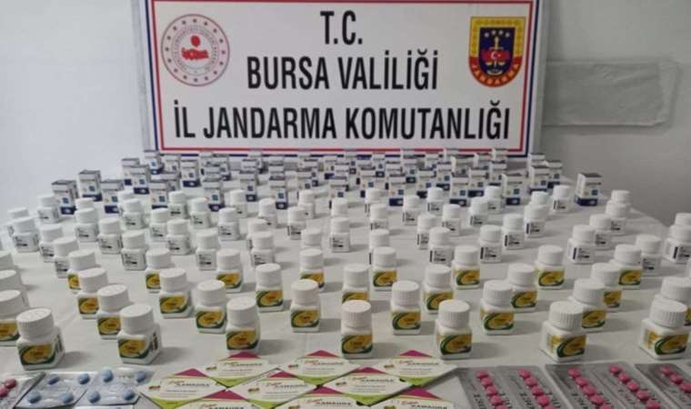 Bursa’da cinsel gücü artırıcı ilaç operasyonu!