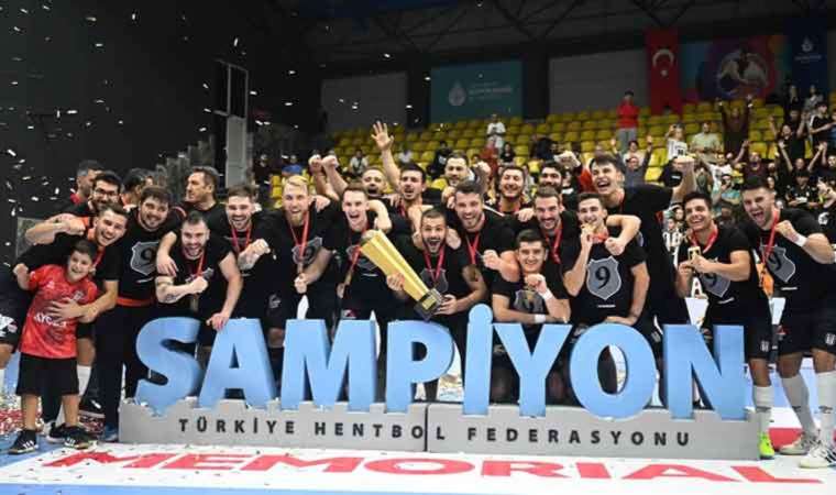 Hentbol Erkekler Süper Kupa’da şampiyon Beşiktaş Safi Çimento oldu