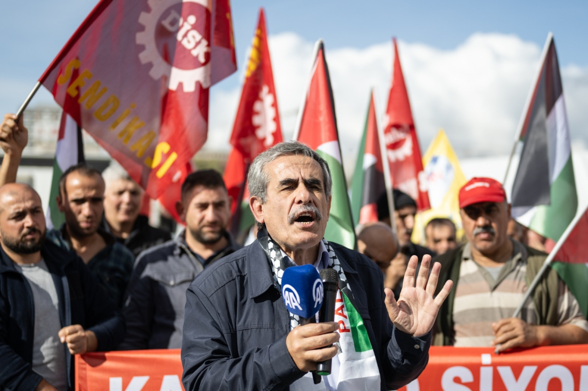 Nakliyat-İş Sendikası İsrail'i protesto etti