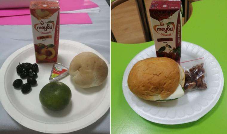 Depremzede çocuklara sefalet mönüsü!