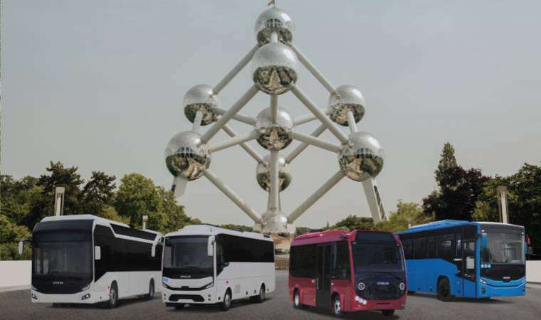 Türk markasının standında şehirlerarası ilk elektrikli otobüs sunuldu