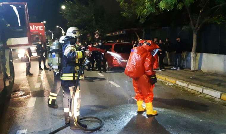 Kocaeli’nde kimyasal patlama: Ekipler özel kıyafetlerle müdahale etti