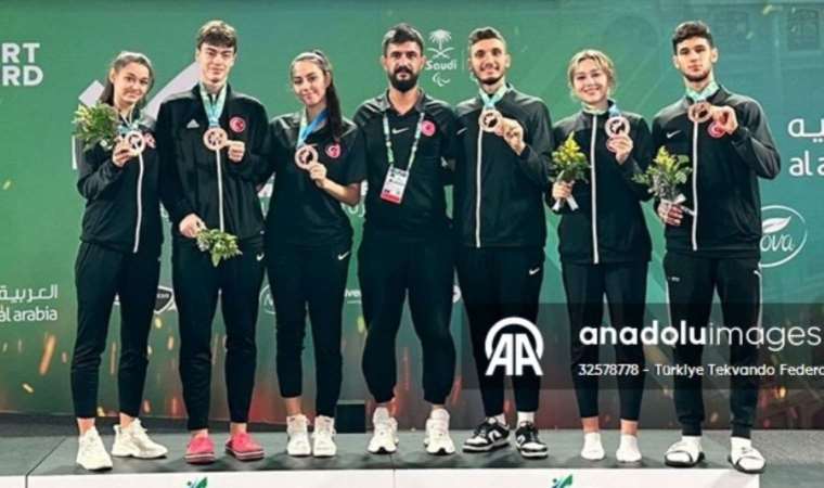 Tekvando Karışık Milli Takımı Suudi Arabistan’dan madalya ile döndü!