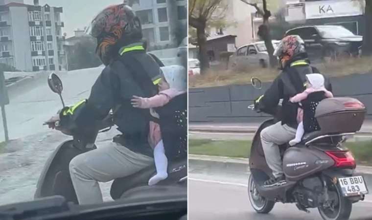 Bebeğin hayatını hiçe saydı…Kilometrelerce ilerledi