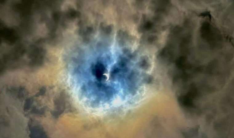 Halkalı Güneş tutulması Güney Amerika’da gözlemlendi