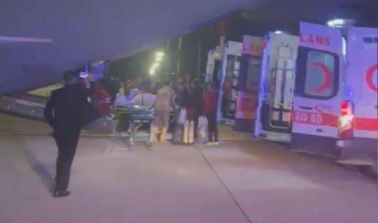 Irak’ta düğün salonundaki yangın faciasında yaralanan 20 kişi Türkiye’ye getirildi