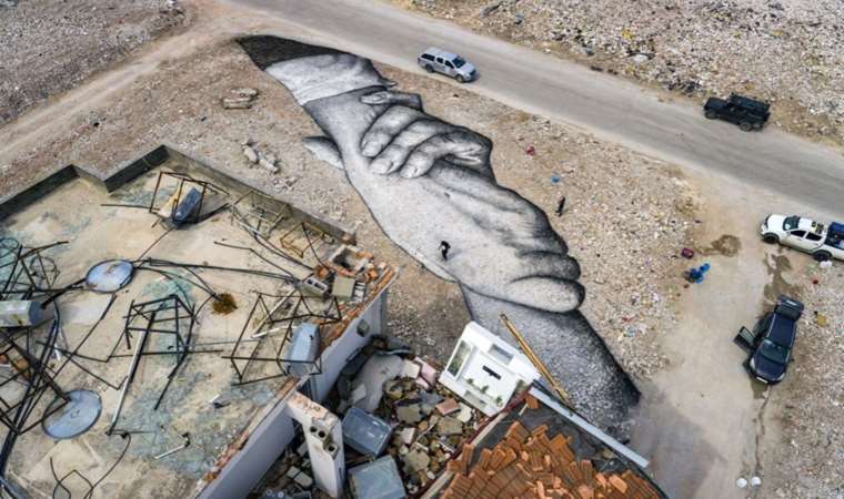 Sanatçı Saype: Medyanın odak noktası kaydı