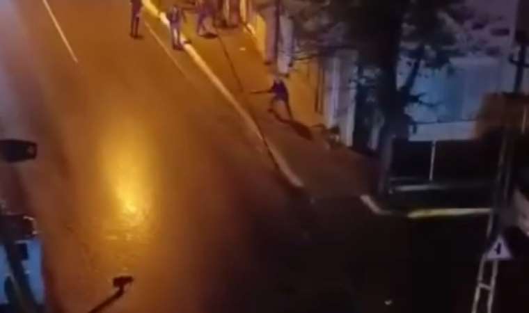 Cadde ortasında ‘taşlı sopalı’ kavga: 2 yaralı