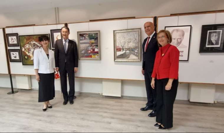 Türk Japon Dostluk ve Plastik Sanatlar Sergisi açıldı