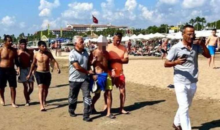 Alman turisti sahilde taciz etti: Tutuklandı!