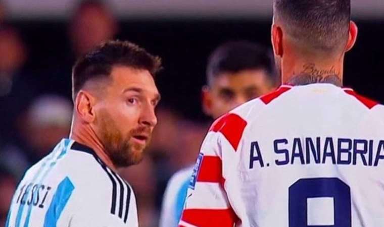 Arjantin – Paraguay maçında şok hareket: Sanabria, Messi’ye tükürdü!