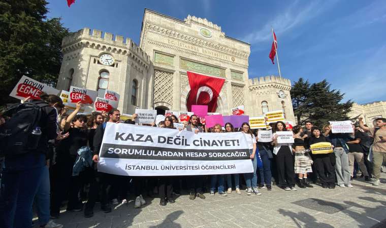 Beyazıt’ta Zeren Ertaş’ın ölümüne protesto: ‘Örtbas edilmesine izin vermeyeceğiz’