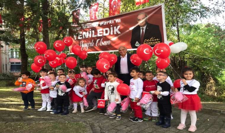 Devrek Belediyesi, Uğur Mumcu Çocuk Park’ını yeniledi