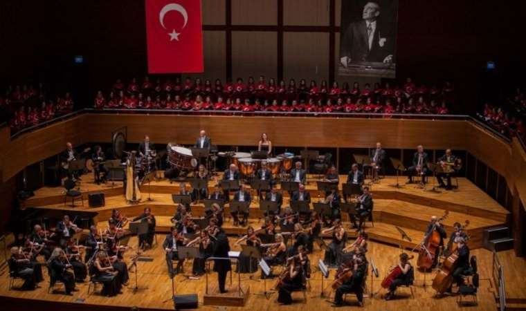 Cumhuriyetin 100. yılında muhteşem bir gece: İzmir Devlet Senfoni Orkestrası İstanbul seyircisiyle buluştu…