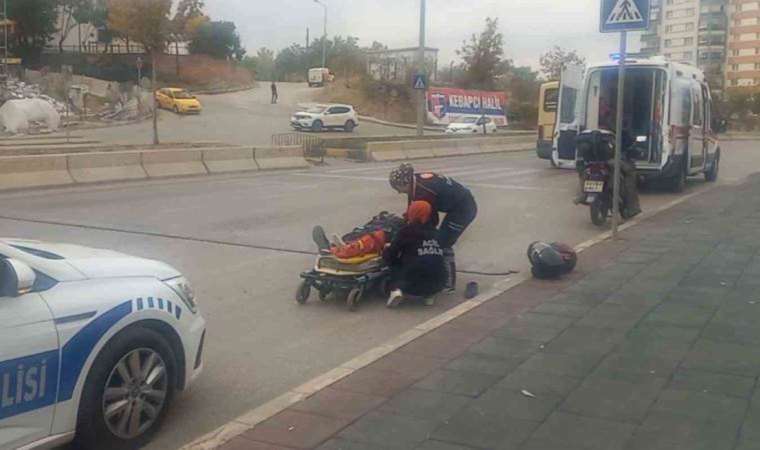 Kırıkkale’de motosiklet devrildi: 1 yaralı