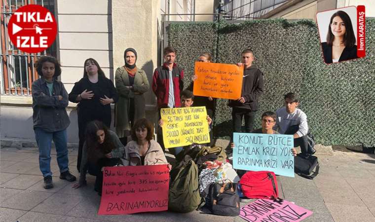 Barınamıyoruz Hareketi İstanbul’da Kültür ve Turizm Bakanlığı İl Müdürlüğü önünde basın açıklaması düzenledi