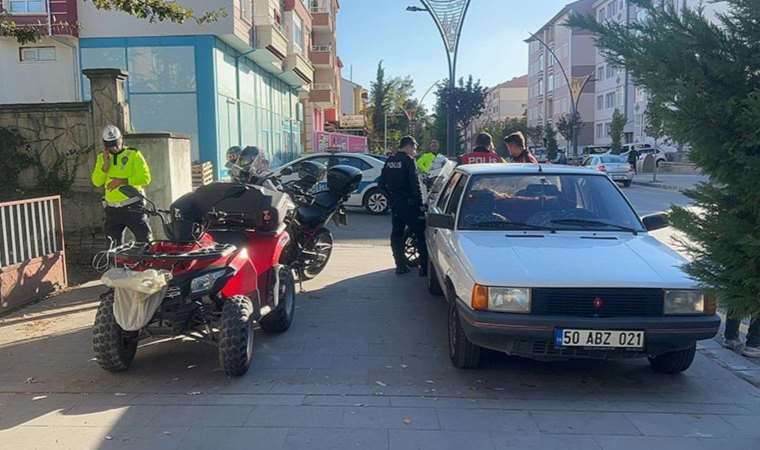 ‘Dur’ ihtarına uymayıp kaçan ATV sürücüsüne 30 bin TL ceza