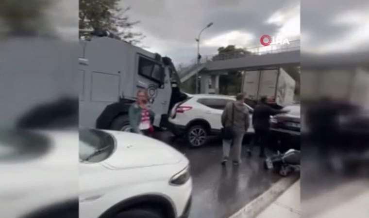 İstanbul’da freni tutmayan TOMA kazaya neden oldu: 13 araç birbirine girdi!