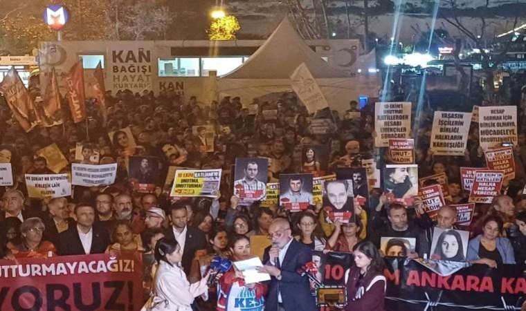 10 Ekim Ankara Garı Katliamı’nda yaşamı yitirenler anıldı: ‘Er yada geç katiller kaybedecek’