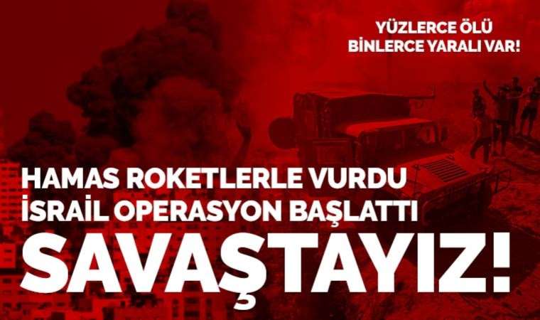 Hamas roketlerle vurdu… İsrail operasyon başlattı!
