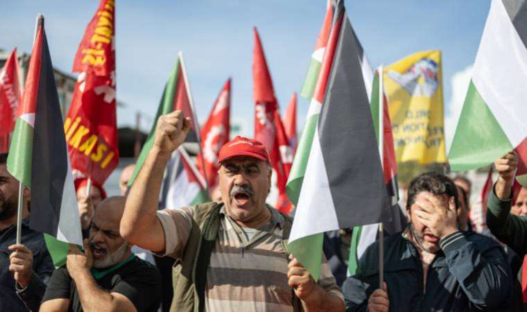 Nakliyat-İş Sendikası İsrail’i protesto etti