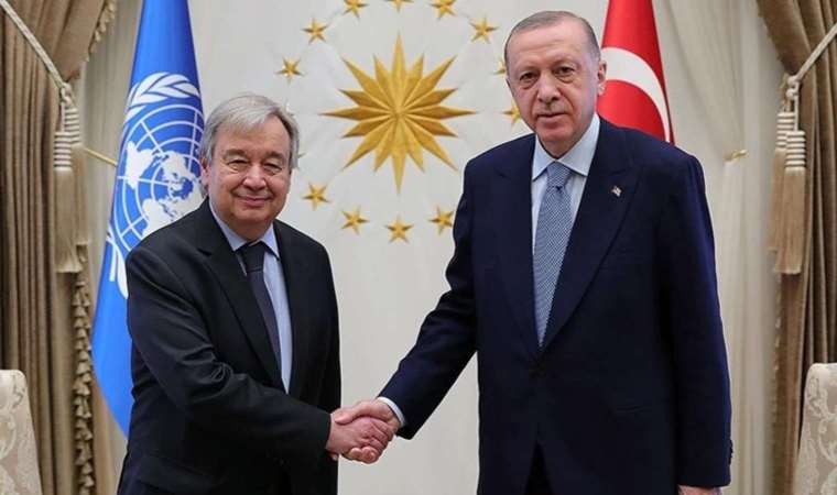 Erdoğan, BM Genel Sekreteri Guterres’le görüştü