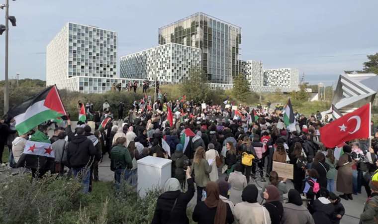 Uluslararası Ceza Mahkemesi önünde ‘İsrail soruşturulsun’ çağrısı