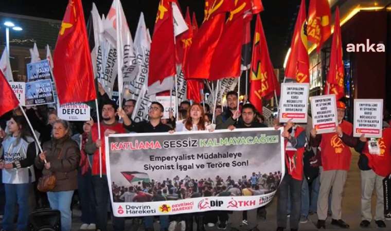 Sol örgütlerden Ankara’da İsrail protestosu: ‘AKP’nin Filistin davasını sahiplenme şansı yok’
