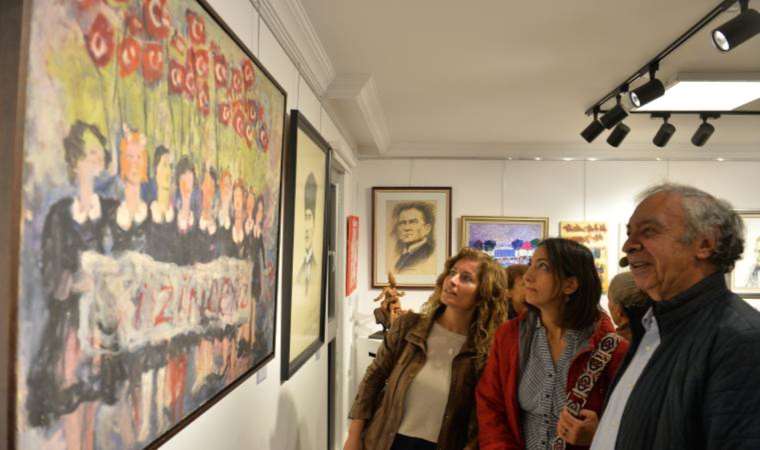 Cumhuriyet Kültür Merkezi’nde 100. yıla özel karma sergi açıldı: ‘Aydınlanmanın evi’