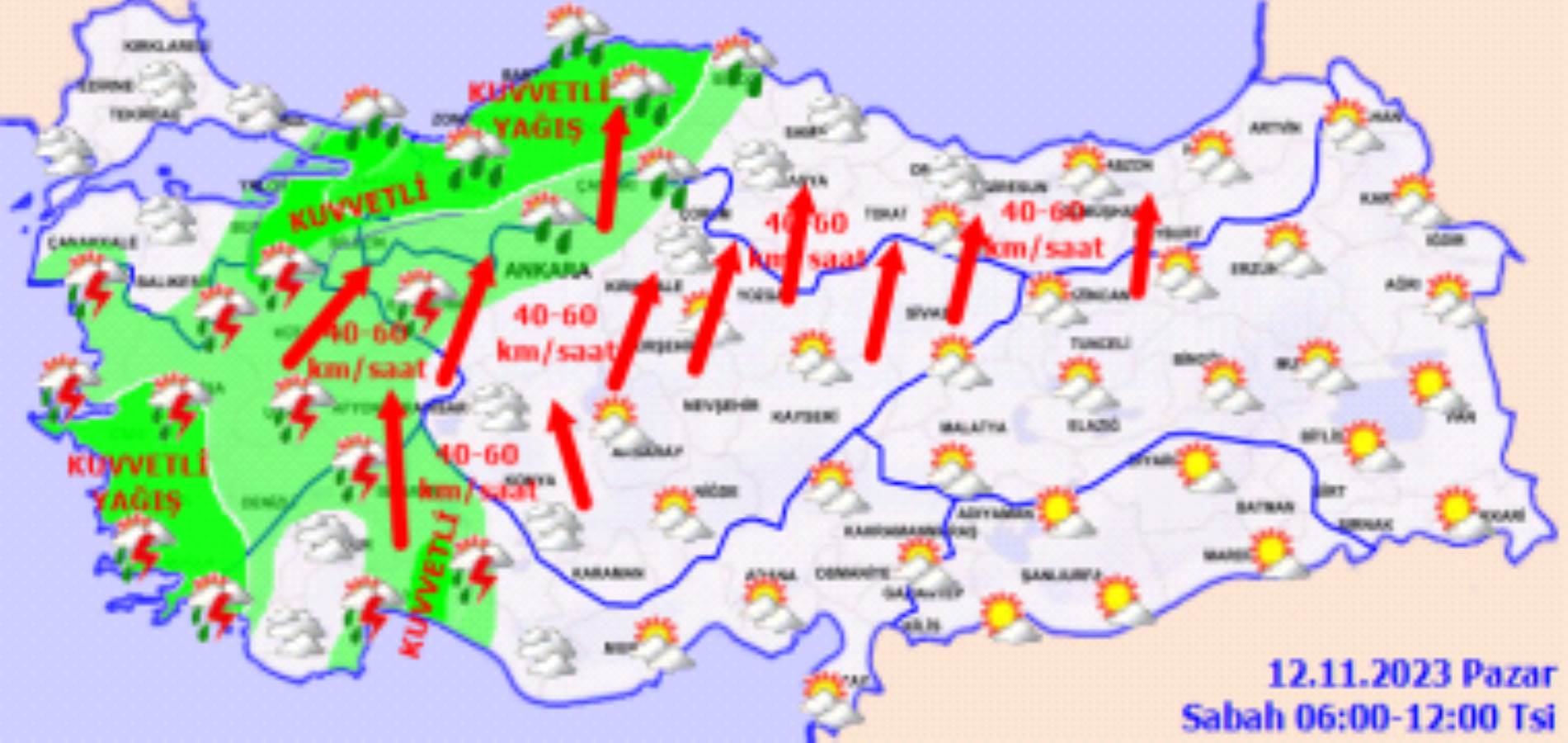 Meteoroloji açıkladı: 12 Kasım 2023 hava durumu raporu... Bugün ve yarın hava nasıl olacak?