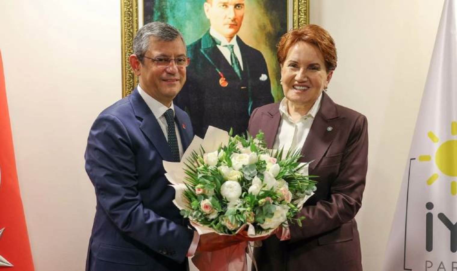 Son dakika... Özgür Özel ve Meral Akşener'in görüşmesi sona erdi! 'İttifak' açıklaması geldi...