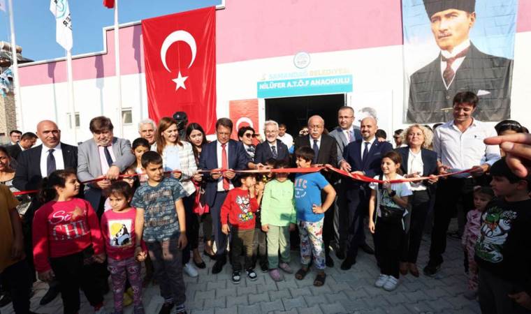 Samandağ’da depremzede miniklerin okul sevinci