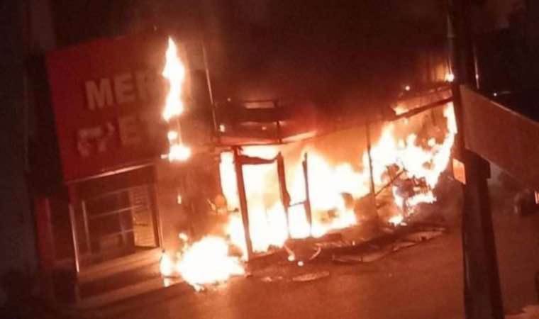 İzmir’de işyeri yangınında kundaklama iddiası