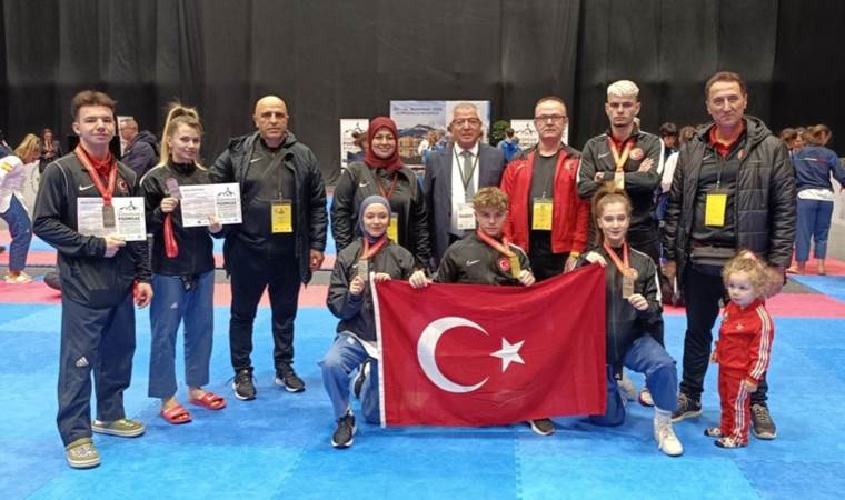 Milli tekvandoculardan Avrupa Şampiyonası’nda 5 madalya