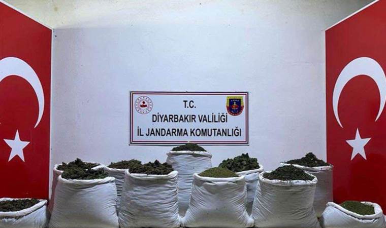 Diyarbakır’da 135 kilogram esrar ve 47 bin 800 kök Hint keneviri ele geçirildi!