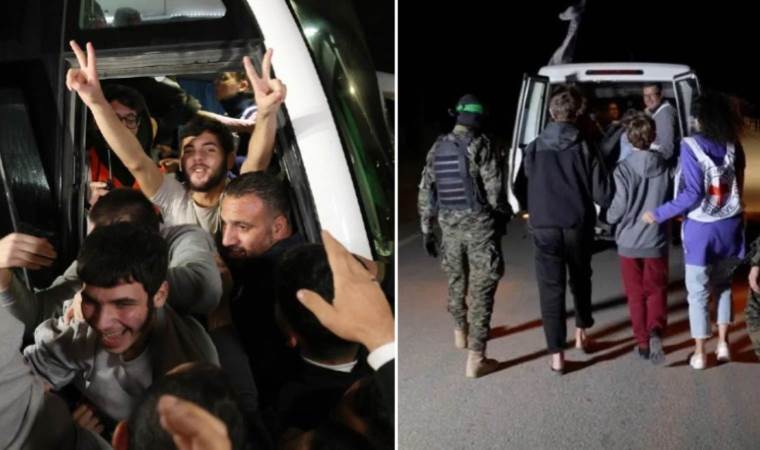 Görüntüleri yayımlandı: Dördüncü esir takası tamamlandı