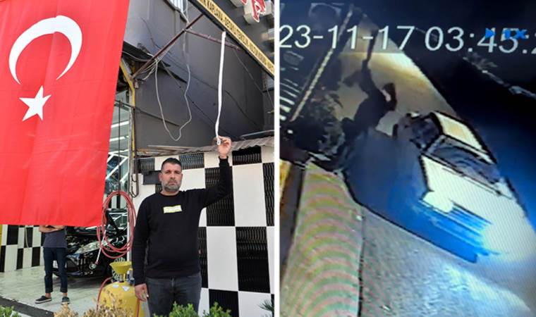 İş yerine asılı ‘bayrağı’ çalındı: ‘Özür dilesin, hediye edeceğim’ dedi