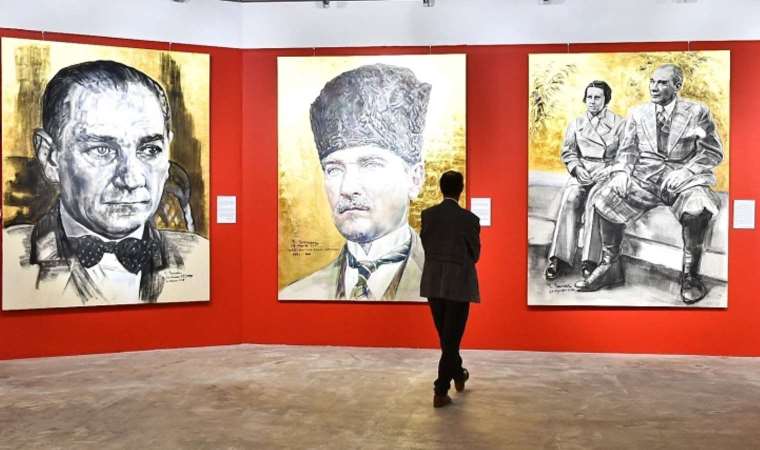 “Atatürk: İz Bırakan İlkler Dev Portreler” sergisi açıldı
