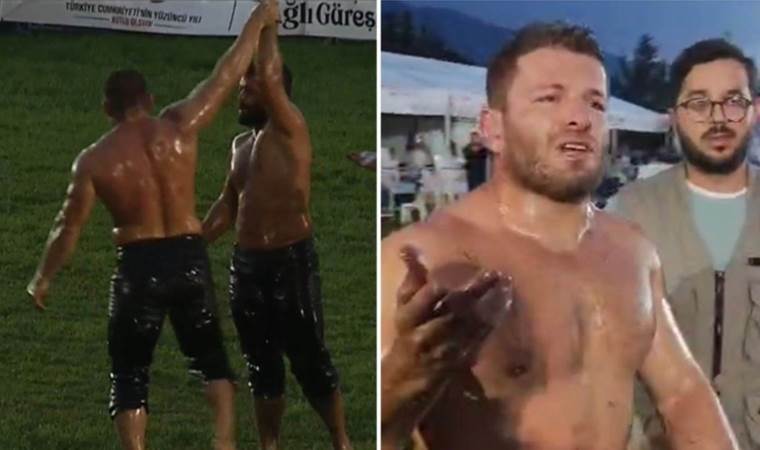 Seyirciler ile tartışan güreşçi İsmail Balaban, basın mensubuna görüntüleri sildirdi!