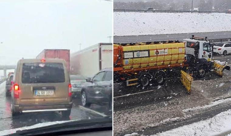 Ulaşıma ‘kar’ engeli: Trafik durma noktasında!